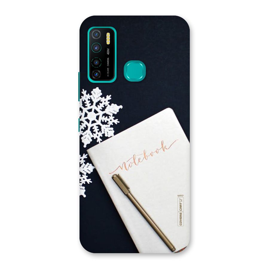 Snowflake Notebook Back Case for Infinix Hot 9 Pro