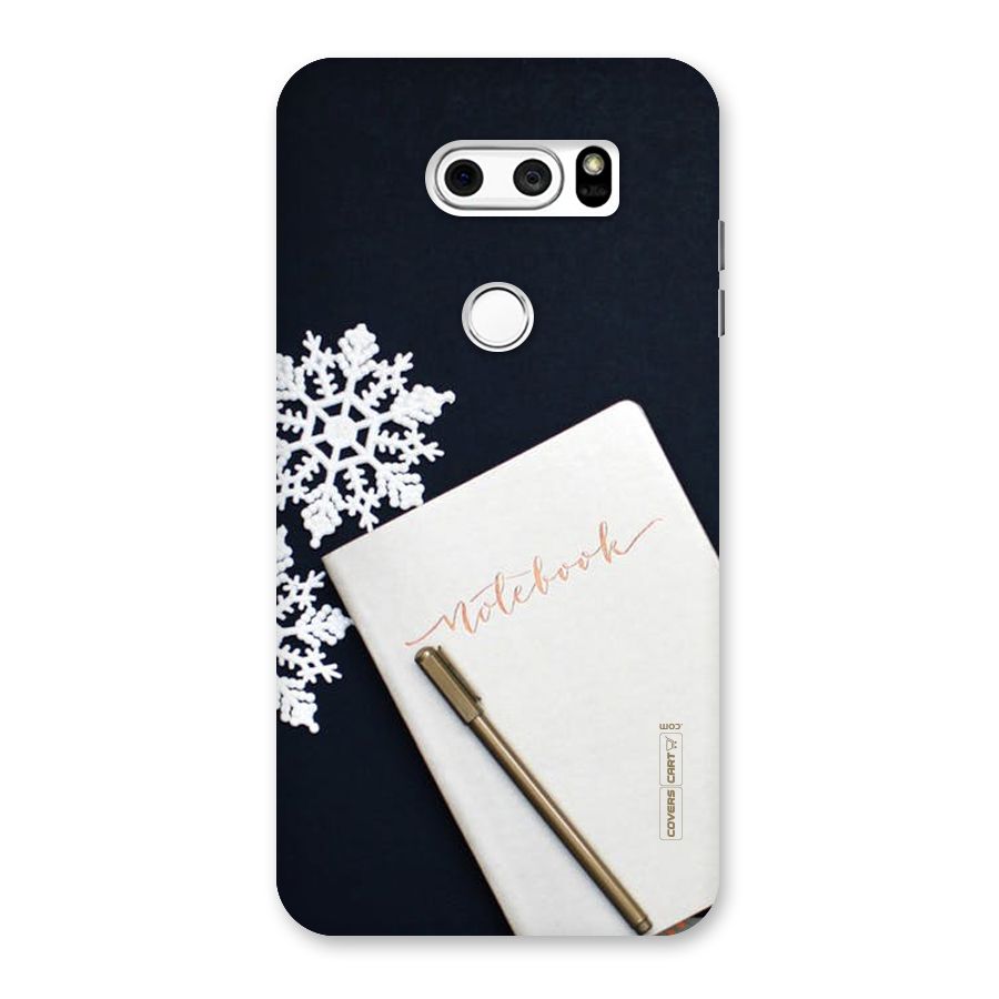 Snowflake Notebook Back Case for LG V30
