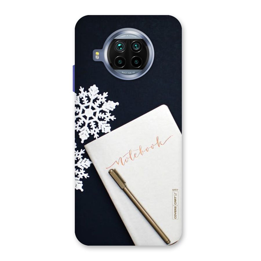 Snowflake Notebook Back Case for Mi 10i
