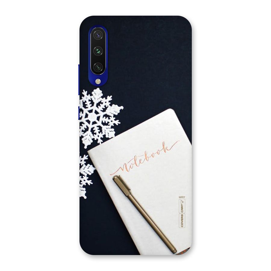 Snowflake Notebook Back Case for Mi A3