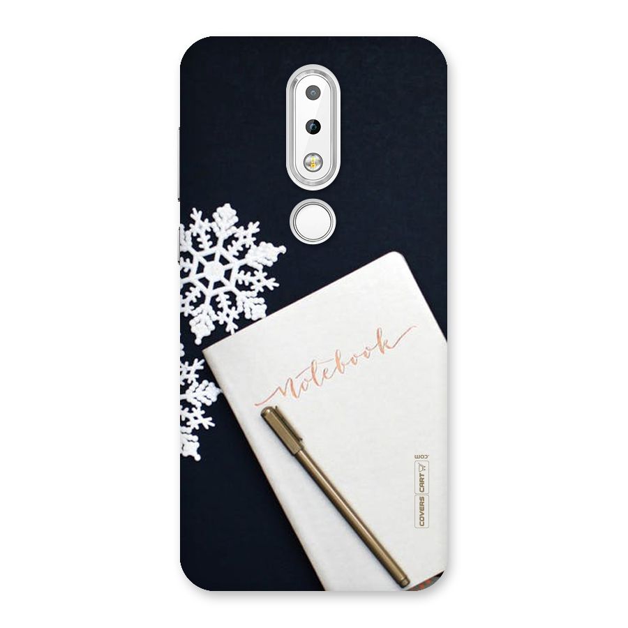 Snowflake Notebook Back Case for Nokia 6.1 Plus
