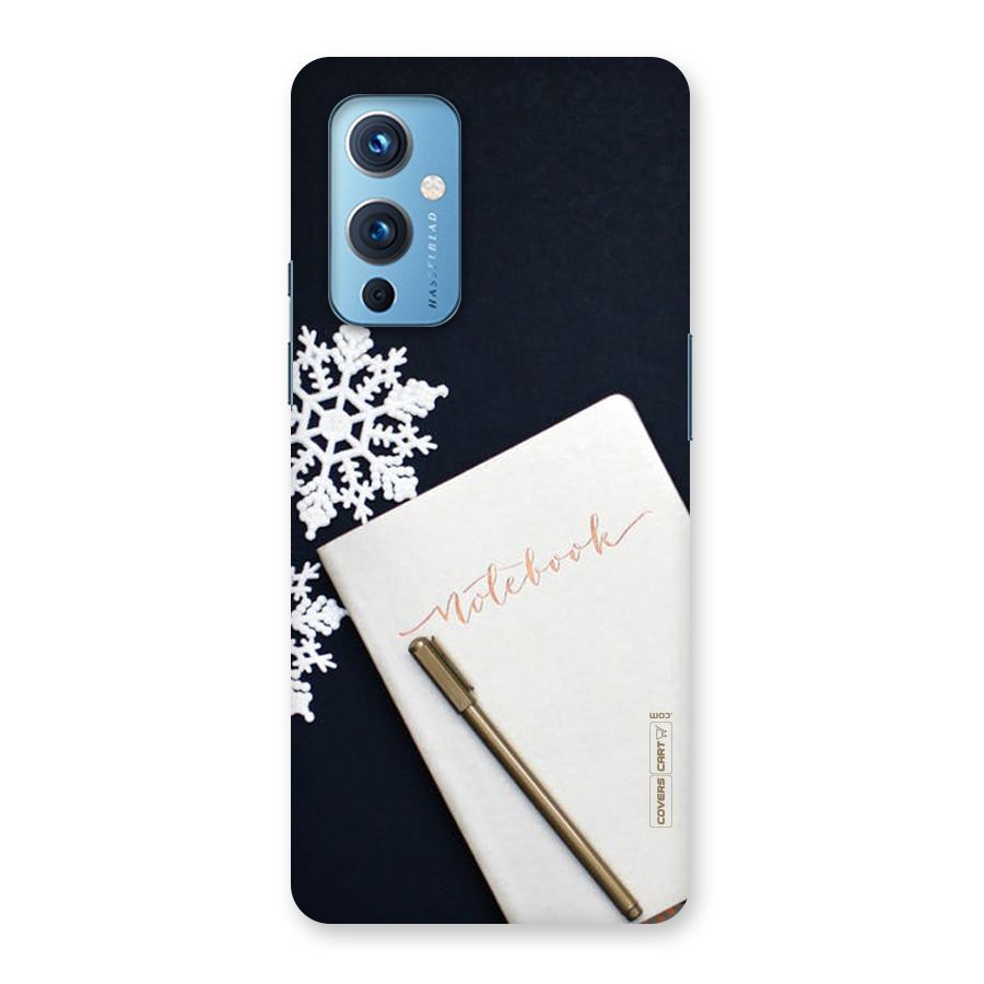Snowflake Notebook Back Case for OnePlus 9