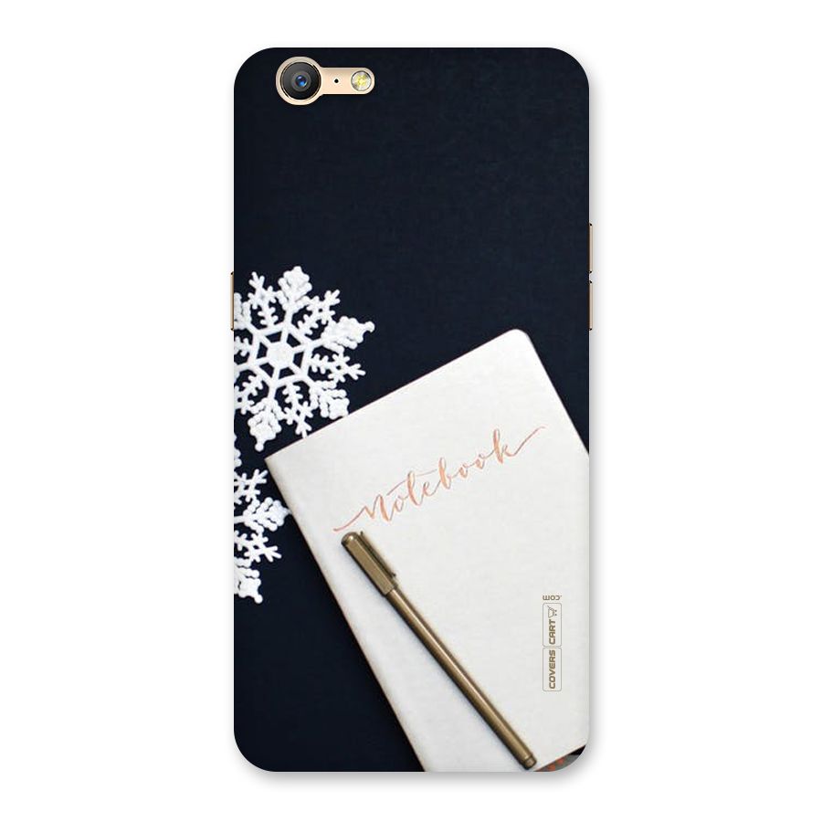 Snowflake Notebook Back Case for Oppo A39
