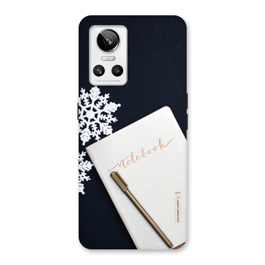 Snowflake Notebook Back Case for Realme GT Neo 3