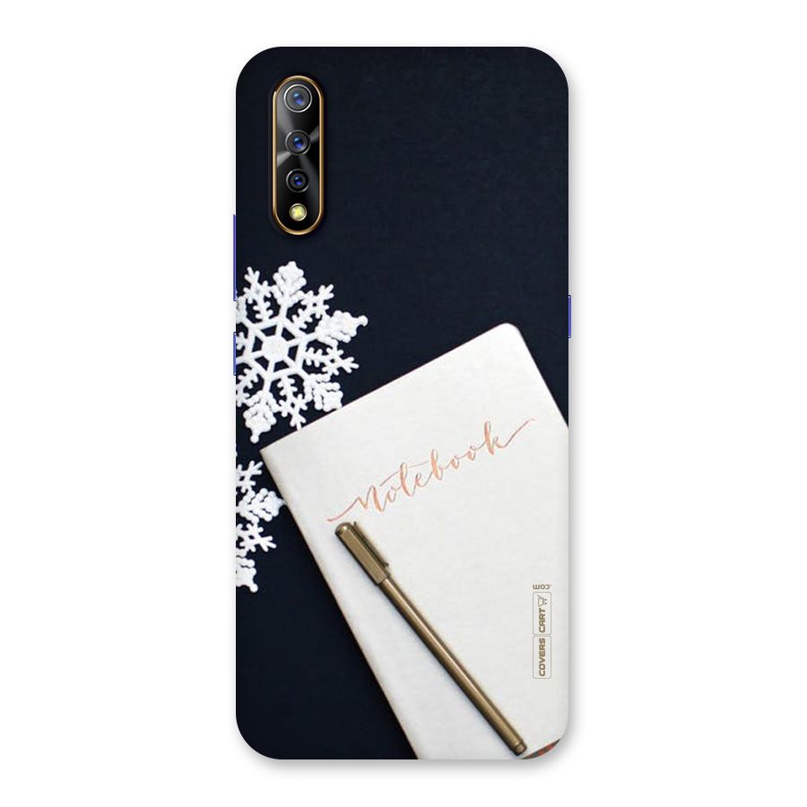 Snowflake Notebook Back Case for Vivo S1