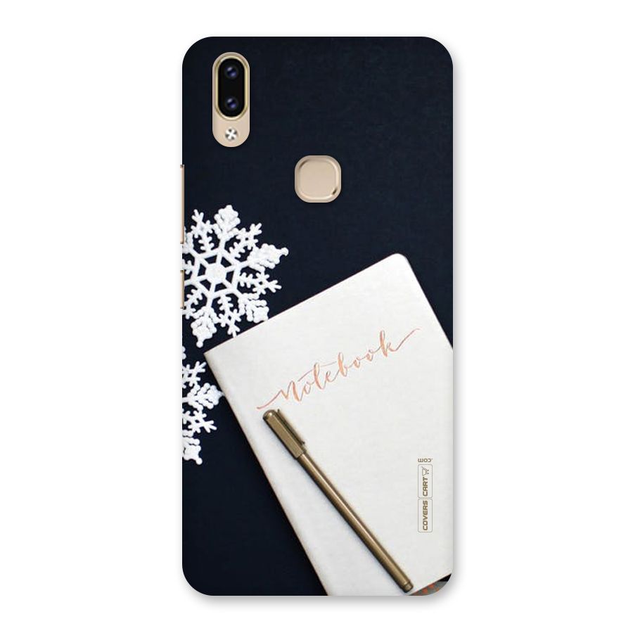 Snowflake Notebook Back Case for Vivo V9 Youth