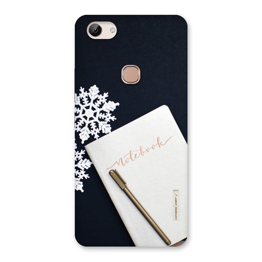 Snowflake Notebook Back Case for Vivo Y83