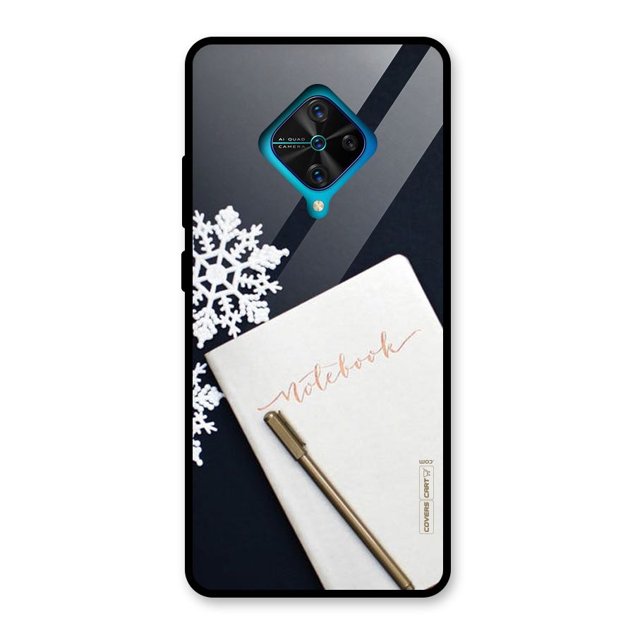 Snowflake Notebook Glass Back Case for Vivo S1 Pro