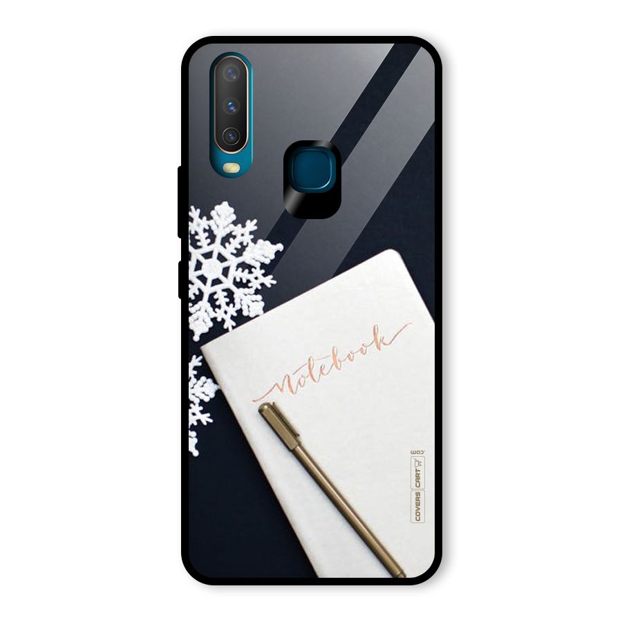 Snowflake Notebook Glass Back Case for Vivo U10
