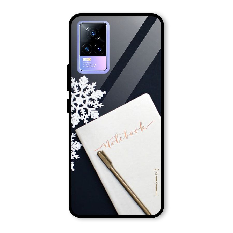 Snowflake Notebook Glass Back Case for Vivo Y73