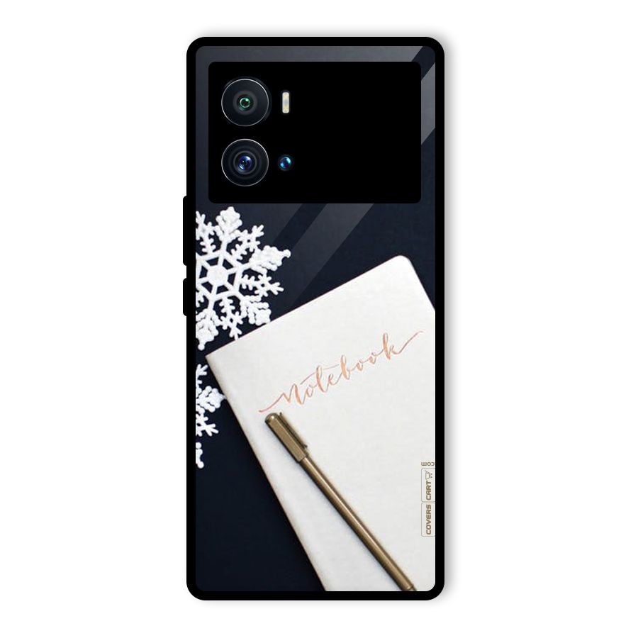 Snowflake Notebook Glass Back Case for Vivo iQOO 9 Pro
