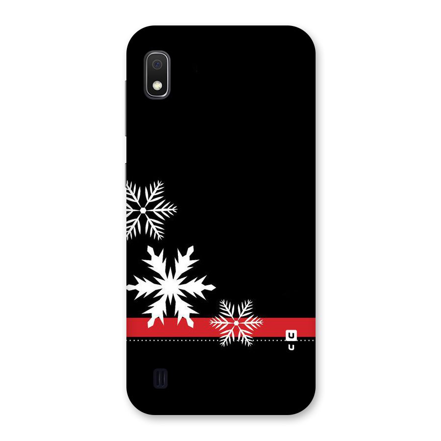 Snowflake Ribbon Back Case for Galaxy A10