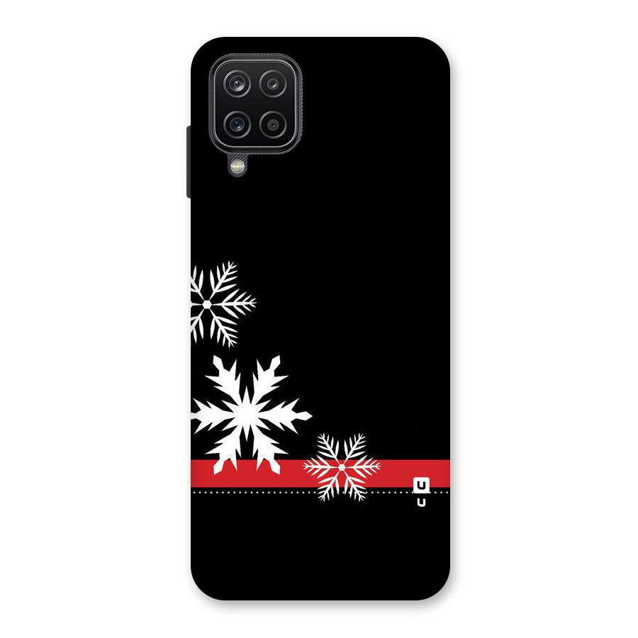 Snowflake Ribbon Back Case for Galaxy A12