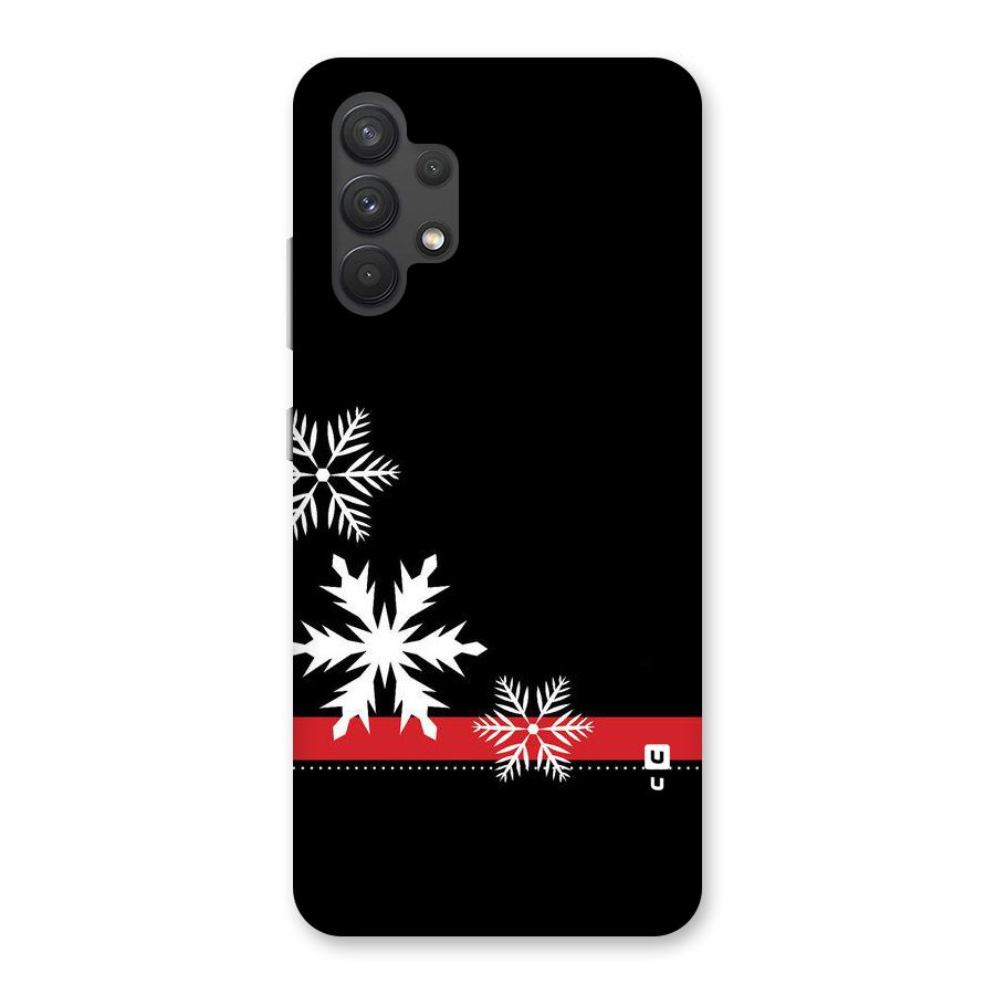 Snowflake Ribbon Back Case for Galaxy A32