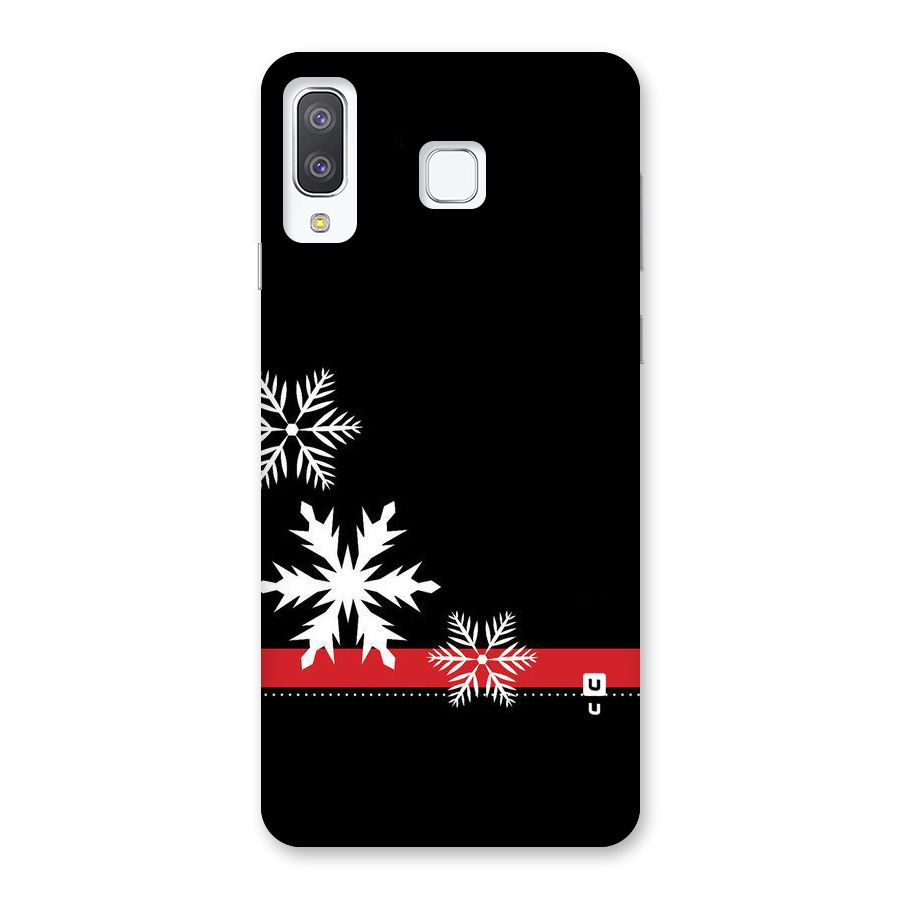 Snowflake Ribbon Back Case for Galaxy A8 Star