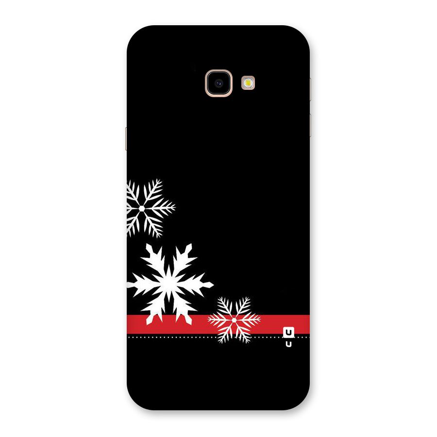 Snowflake Ribbon Back Case for Galaxy J4 Plus