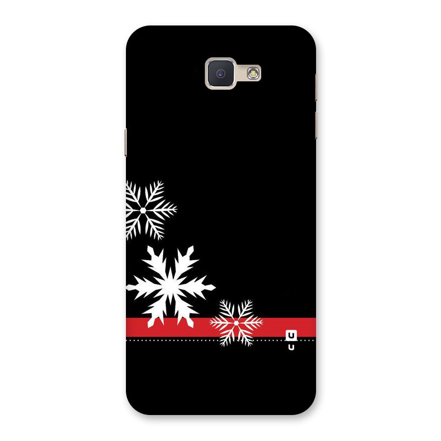 Snowflake Ribbon Back Case for Galaxy J5 Prime