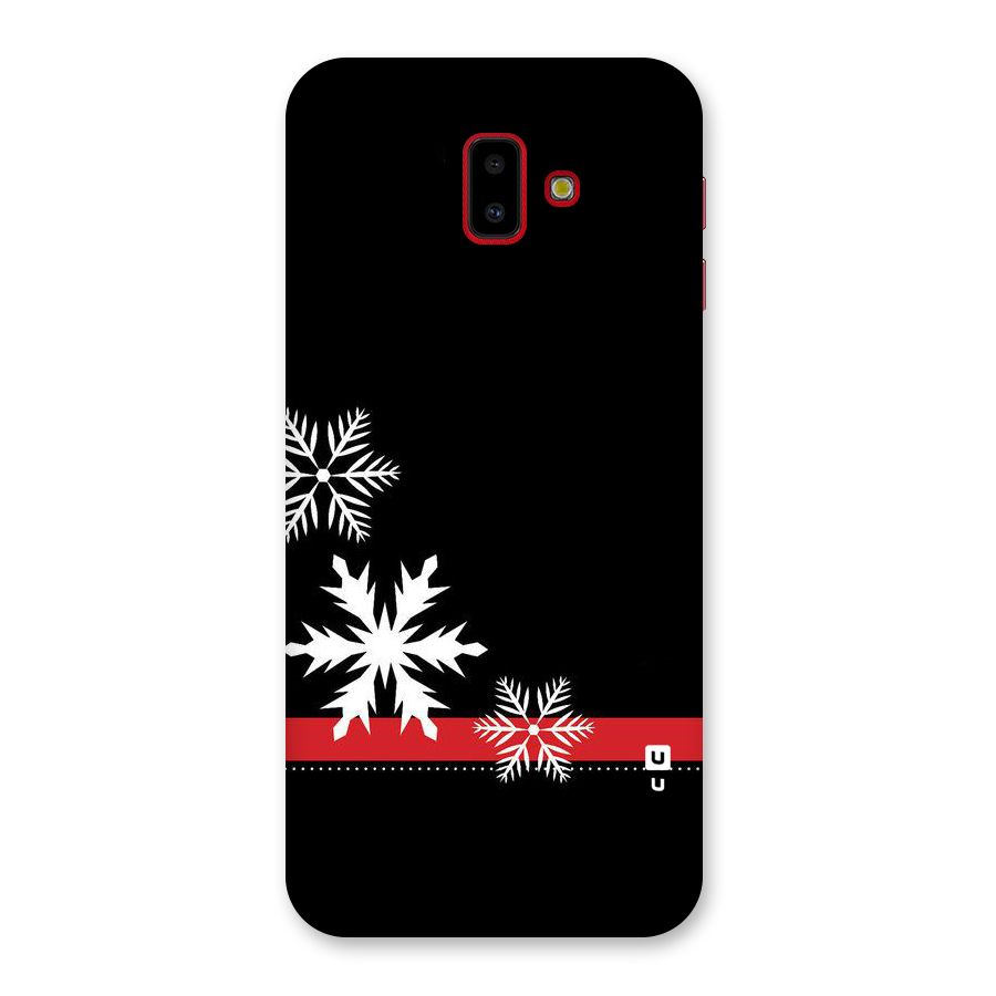 Snowflake Ribbon Back Case for Galaxy J6 Plus