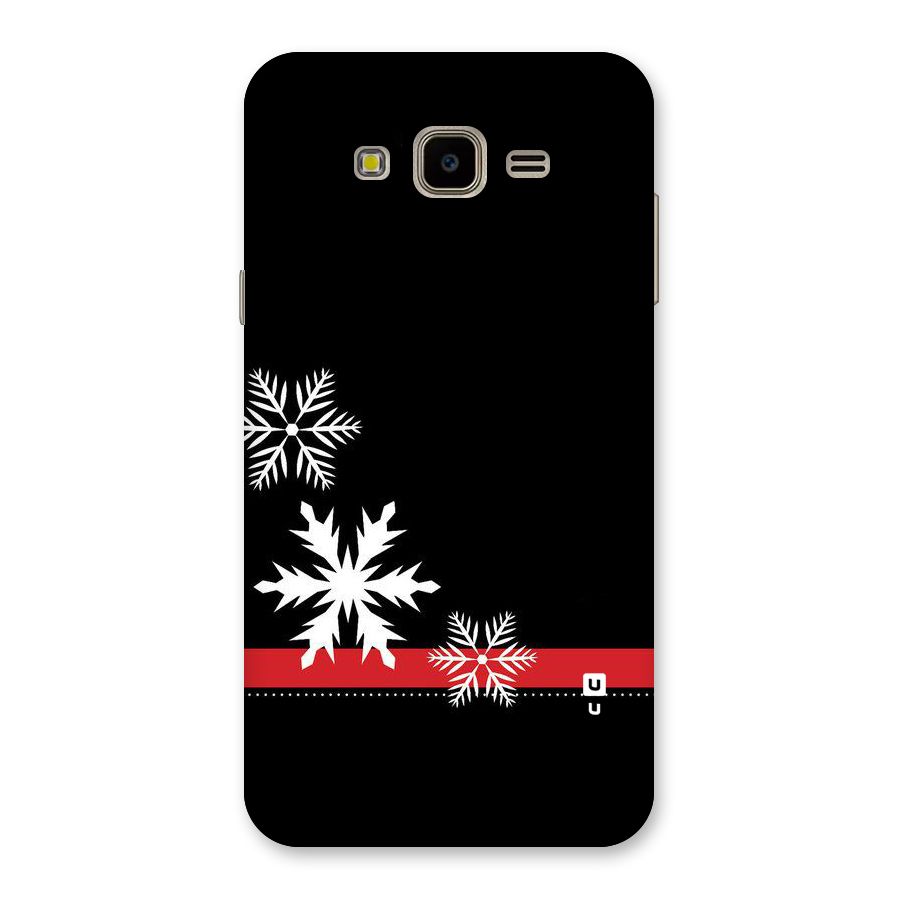 Snowflake Ribbon Back Case for Galaxy J7 Nxt
