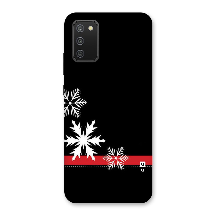 Snowflake Ribbon Back Case for Galaxy M02s