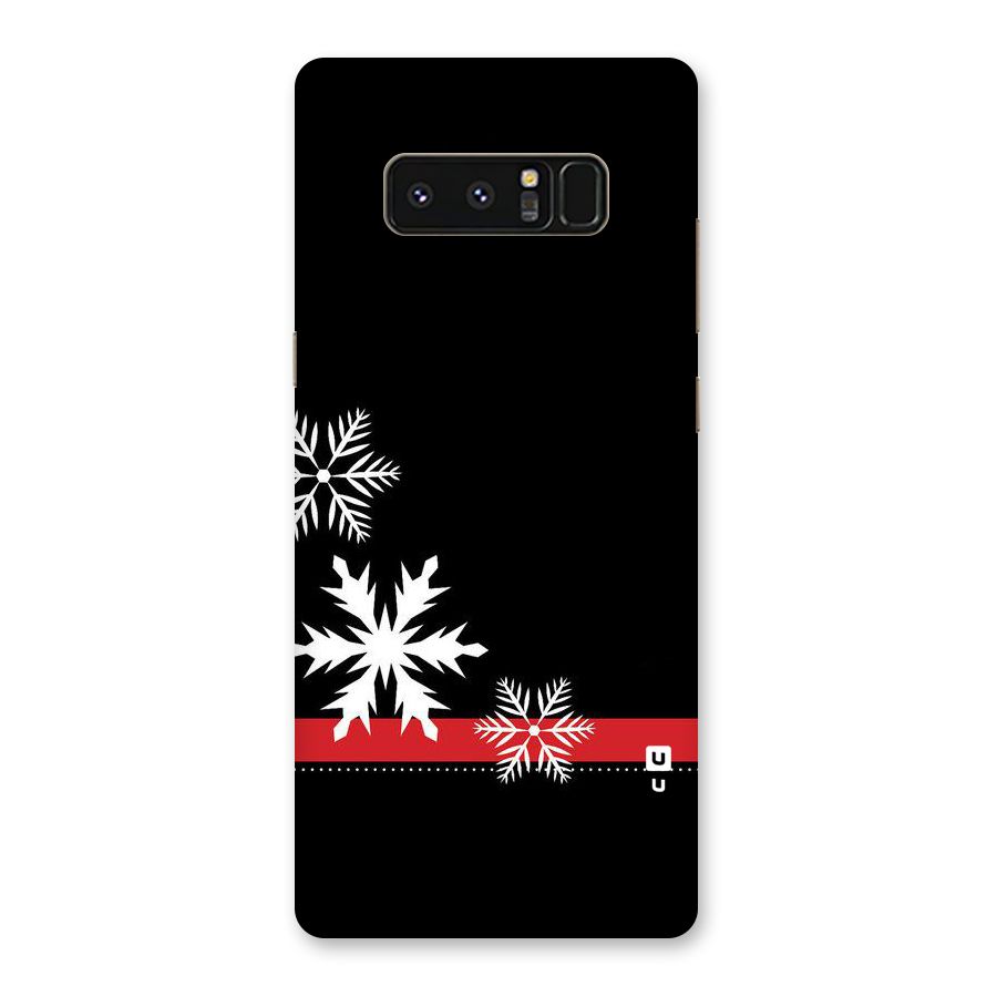 Snowflake Ribbon Back Case for Galaxy Note 8