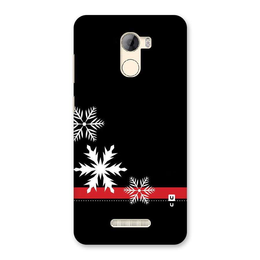 Snowflake Ribbon Back Case for Gionee A1 LIte