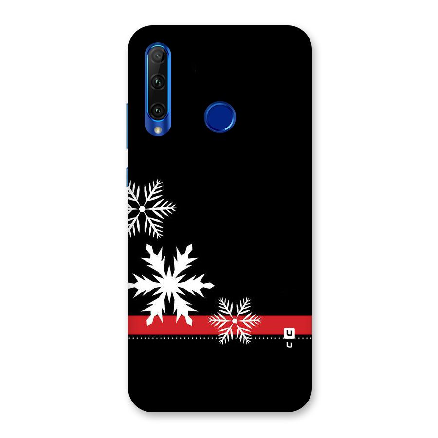 Snowflake Ribbon Back Case for Honor 20i
