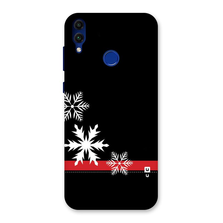 Snowflake Ribbon Back Case for Honor 8C