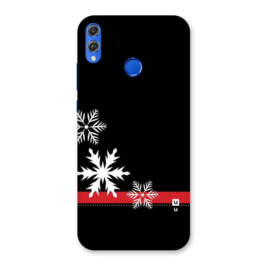 Snowflake Ribbon Back Case for Honor 8X
