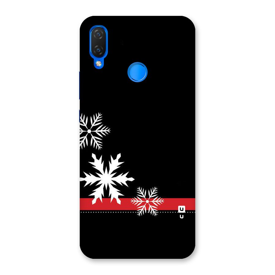 Snowflake Ribbon Back Case for Huawei P Smart+