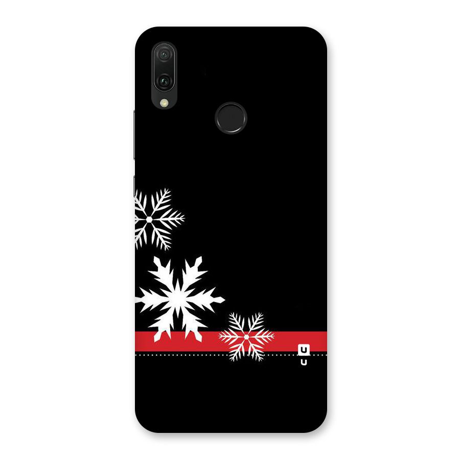 Snowflake Ribbon Back Case for Huawei Y9 (2019)