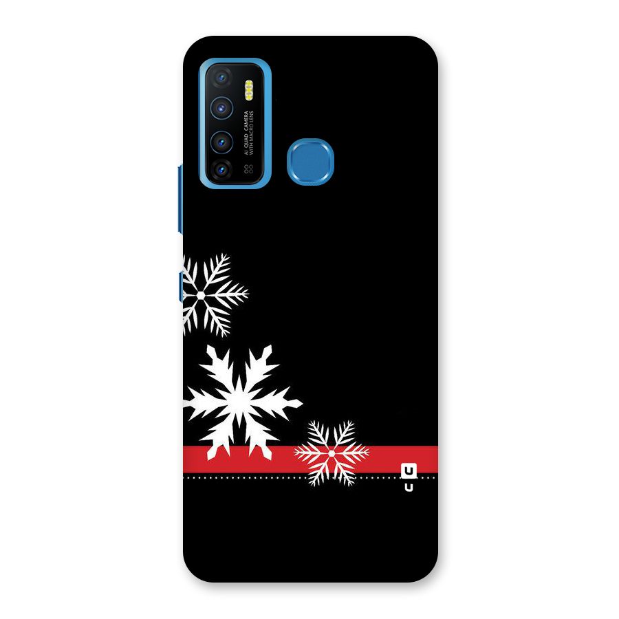 Snowflake Ribbon Back Case for Infinix Hot 9