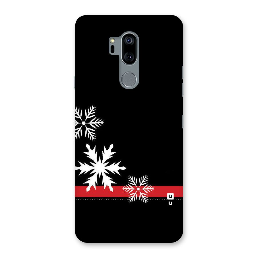 Snowflake Ribbon Back Case for LG G7