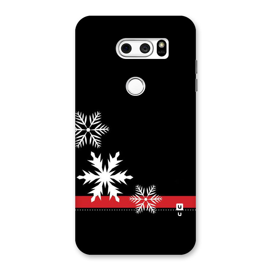 Snowflake Ribbon Back Case for LG V30