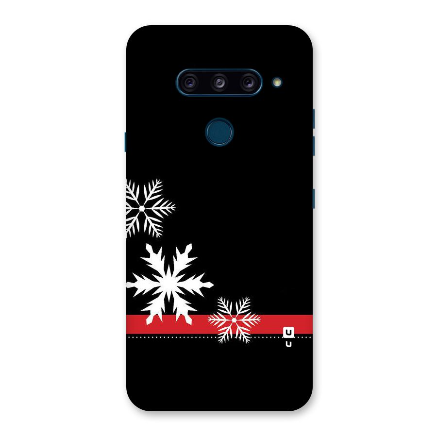Snowflake Ribbon Back Case for LG  V40 ThinQ