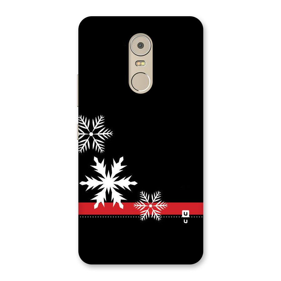 Snowflake Ribbon Back Case for Lenovo K6 Note