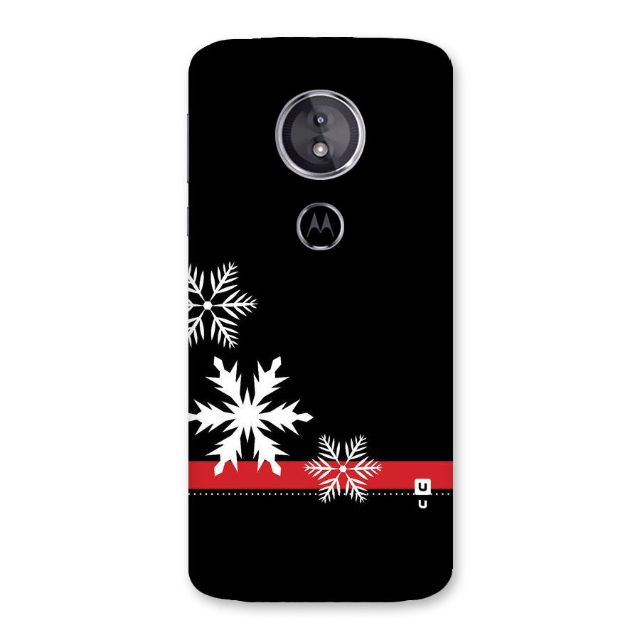 Snowflake Ribbon Back Case for Moto E5