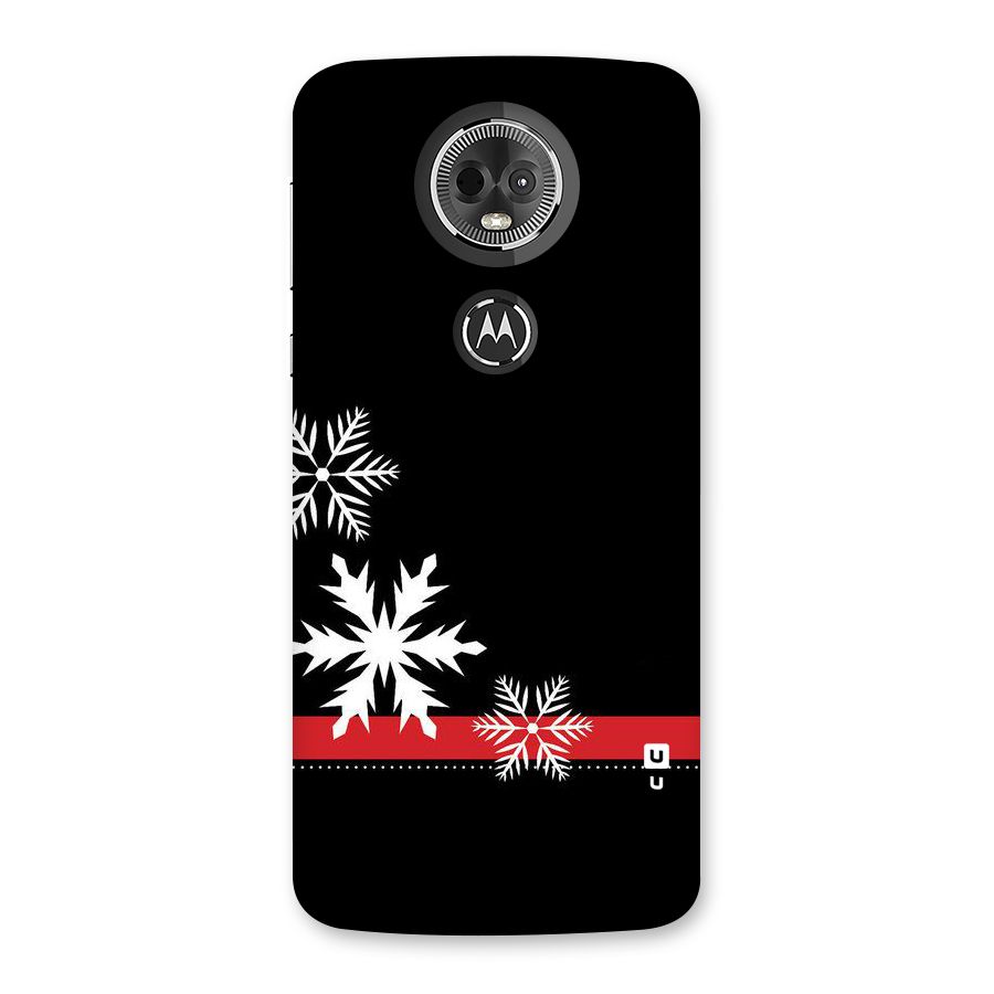 Snowflake Ribbon Back Case for Moto E5 Plus