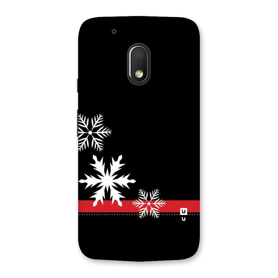 Snowflake Ribbon Back Case for Moto G4 Play