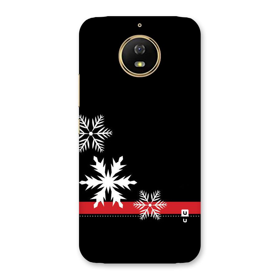 Snowflake Ribbon Back Case for Moto G5s