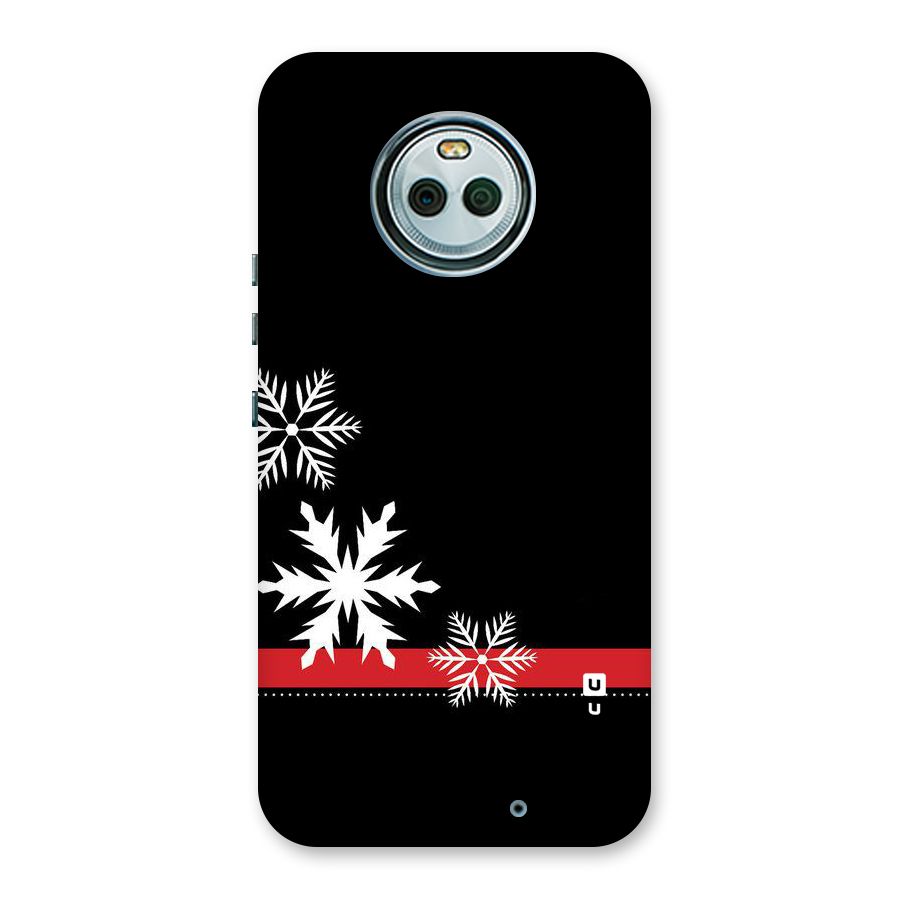 Snowflake Ribbon Back Case for Moto X4