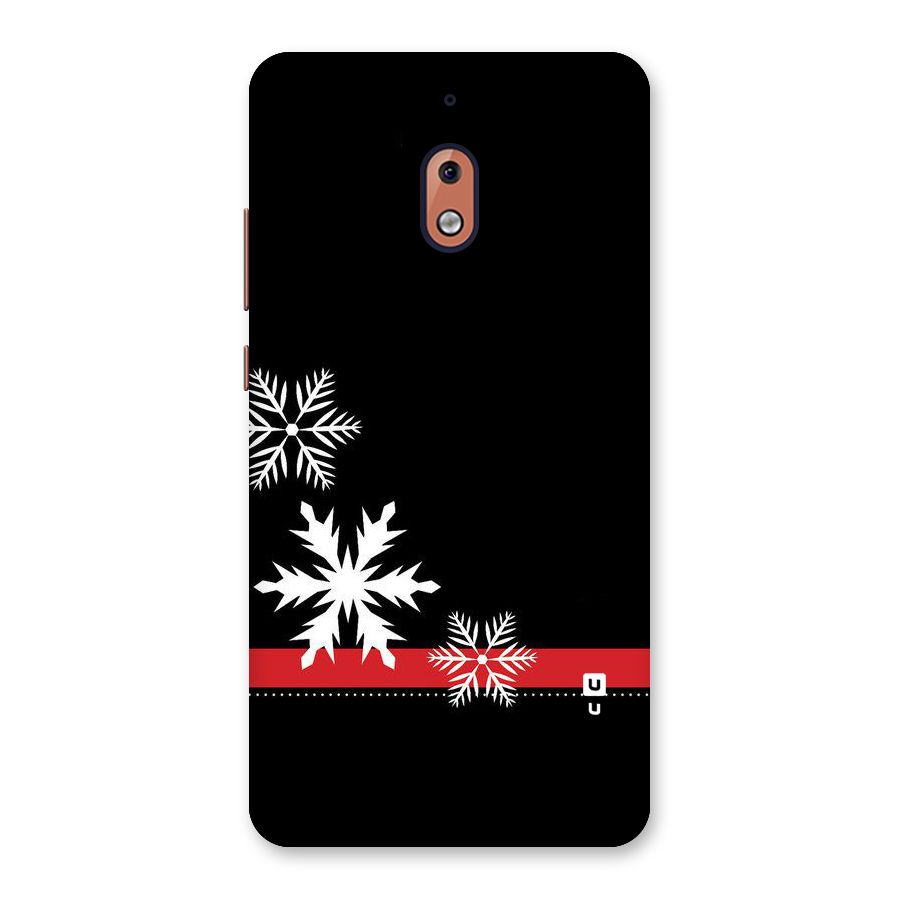 Snowflake Ribbon Back Case for Nokia 2.1