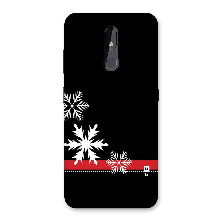 Snowflake Ribbon Back Case for Nokia 3.2