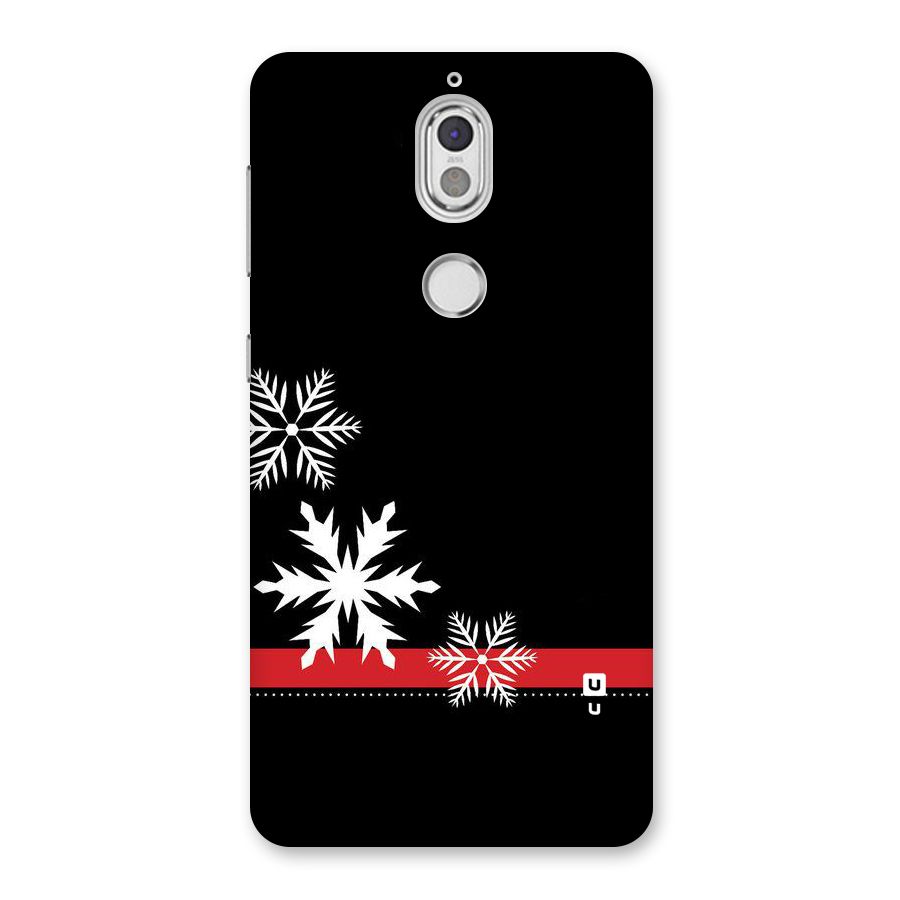 Snowflake Ribbon Back Case for Nokia 7