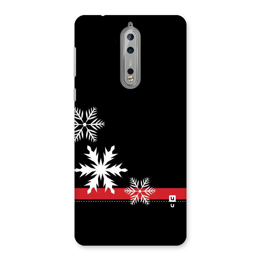Snowflake Ribbon Back Case for Nokia 8