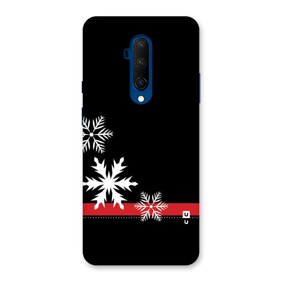 Snowflake Ribbon Back Case for OnePlus 7T Pro