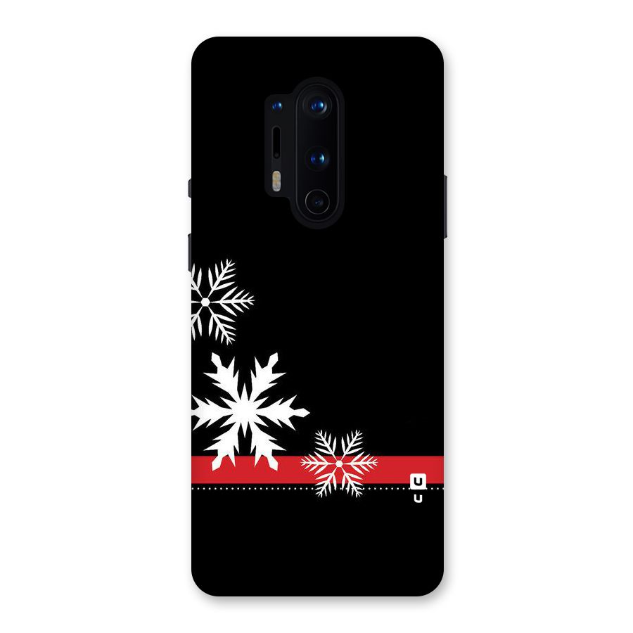 Snowflake Ribbon Back Case for OnePlus 8 Pro
