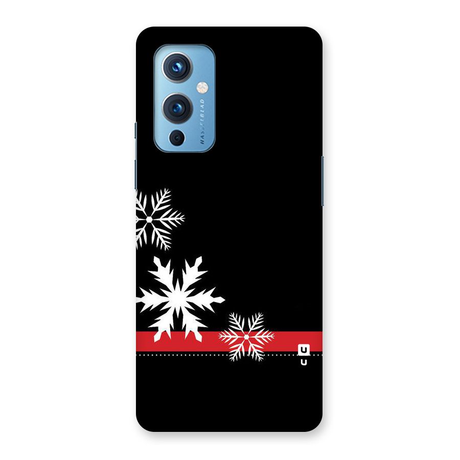 Snowflake Ribbon Back Case for OnePlus 9