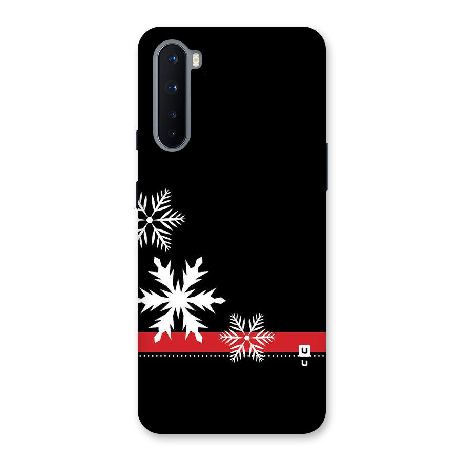 Snowflake Ribbon Back Case for OnePlus Nord