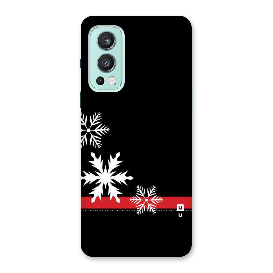 Snowflake Ribbon Back Case for OnePlus Nord 2 5G